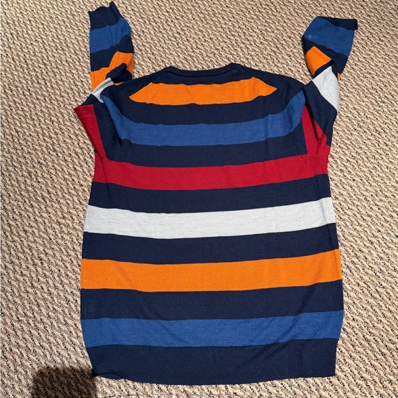Club Room Mens Merino Wool Stripe Sweater - Picture 8 of 8